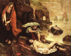 Ford Madox Brown Don Juan Discovered by Haydee oil painting image